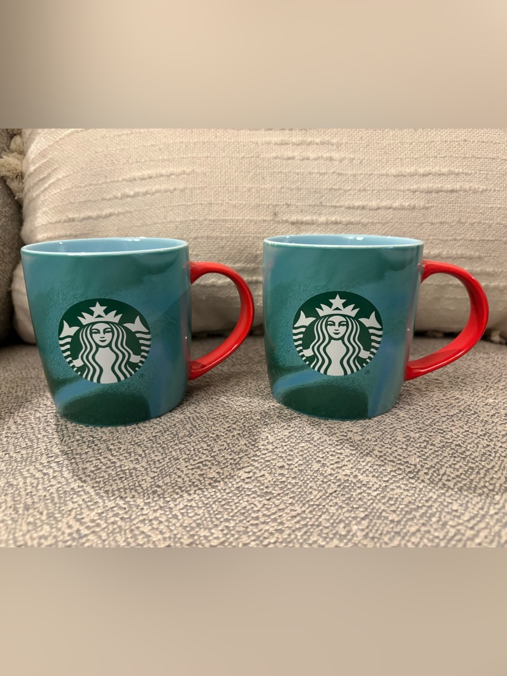 Starbucks 2024 Holiday Mug, Set of 2